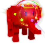 Rainbow Carnival Elephant